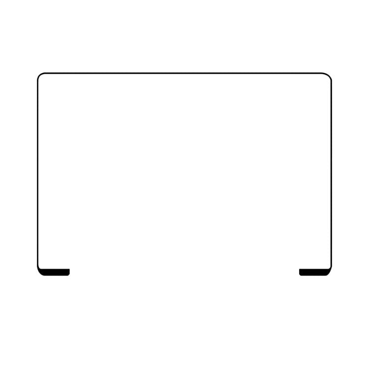 Pour MacBook Pro 14 A2779 A2918 A2992 2021-2023 : Anneau d'écran, cadre et caoutchouc, A2779 A2918 A2992 2021-2023