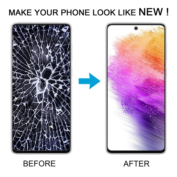 Pour Samsung Galaxy A73 SM-A736B écran LCD TFT pour numériseur assemblage complet avec cadre