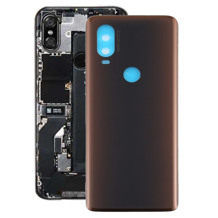 Cache arrière de batterie pour Motorola Moto One Vision