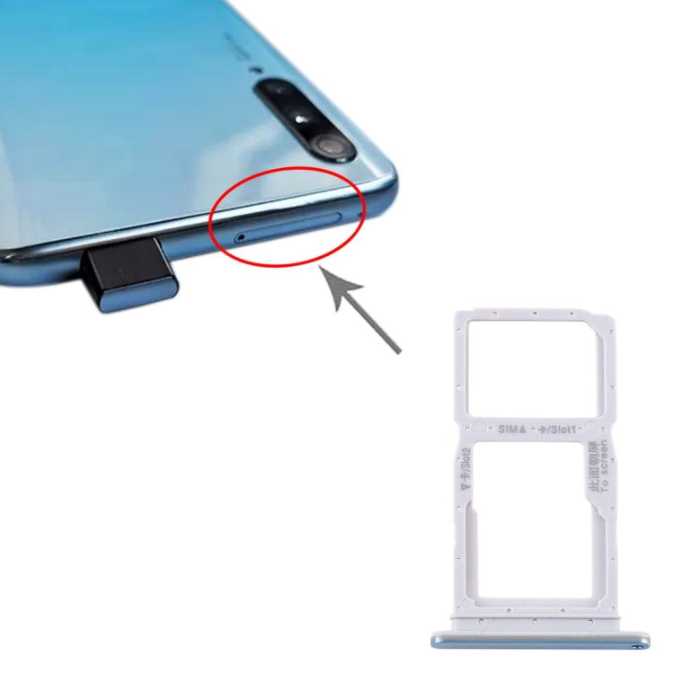 Tiroir Carte SIM + Tiroir Carte SIM / Tiroir Carte Micro SD pour Huawei Y9s