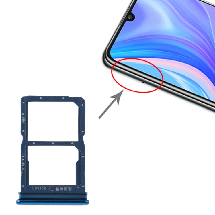 Tiroir Carte SIM + Tiroir Carte NM pour Huawei Y8p
