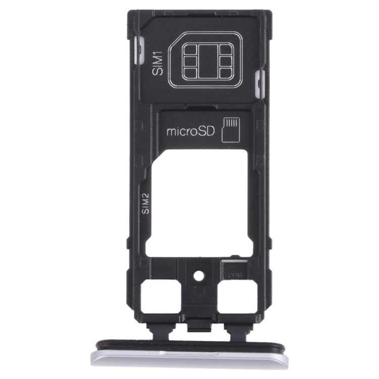 Tiroir Carte SIM + Tiroir Carte SIM / Tiroir Carte Micro SD pour Sony Xperia 1 / Xperia XZ4
