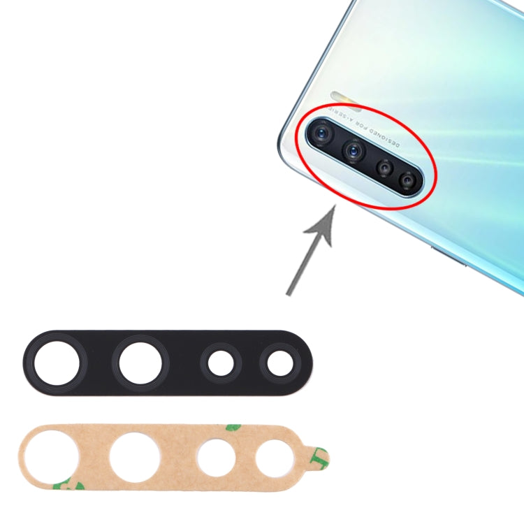 Objectif de caméra arrière pour OPPO F15 CPH2001, 10 pièces