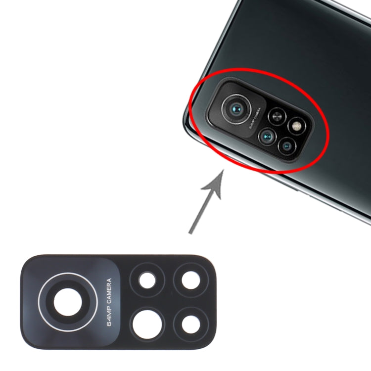 Objectif de caméra arrière 10 PCS pour Xiaomi Mi 10T 5G / Redmi K30S / M2007J3SC, M2007J3SY