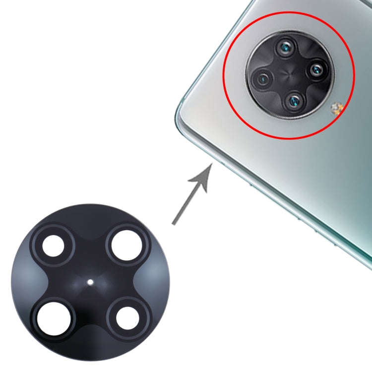 Objectif de caméra arrière 10 PCS pour Xiaomi Redmi K30 Ultra / M2006J10C