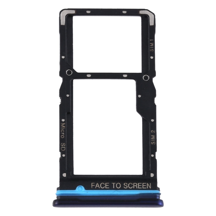 Plateau de carte SIM + plateau de carte SIM / plateau de carte Micro SD pour Xiaomi Redmi Note 9 Pro 5G M2007J17C