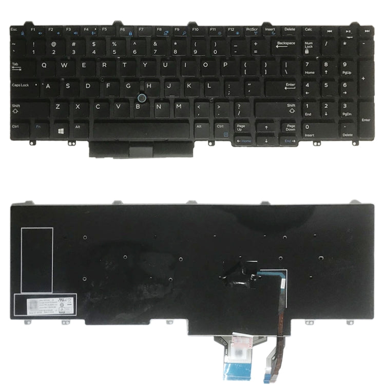 Clavier Version américaine pour Dell Latitude E5550 5570 5580 5590 Precision 3510 3520 3530 7510 7520 7530 7710 7720