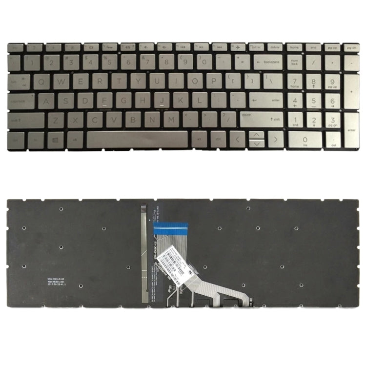 Clavier Version américaine avec rétroéclairage du clavier pour HP 15-DA 15-DA0002DX 15-DA0008CA 15-DB 15-DB0003CA TPN-C135 TPN-C136