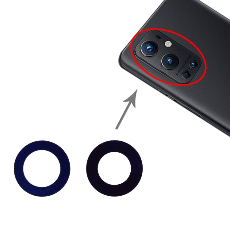 Pour OnePlus 9 Pro / OnePlus 9 Objectif de caméra arrière 10 pièces