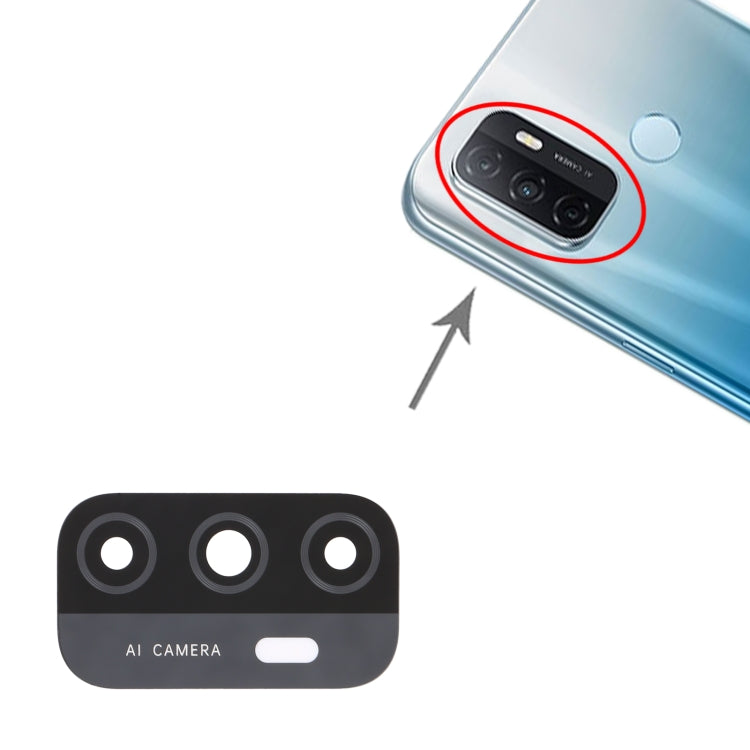Pour OPPO A33 (2020) / A53s 4G / A11s / A32 / A53 (2020) CPH2127 PDVM00 10 pièces objectif de caméra arrière
