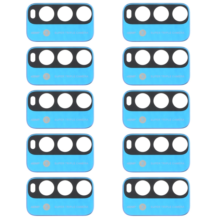 Objectif de caméra arrière 10 PCS pour Xiaomi Redmi Note 9 4G M2010J19SC