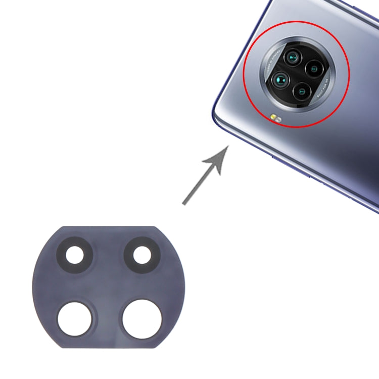 Objectif de caméra arrière 10 PCS pour Xiaomi Mi 10i M2007J17I
