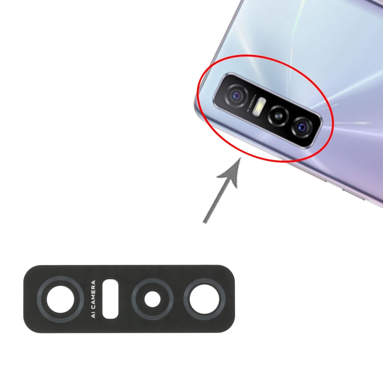 Pour Vivo Y73s / S7e 5G V2031A, 10 pièces, objectif de caméra arrière