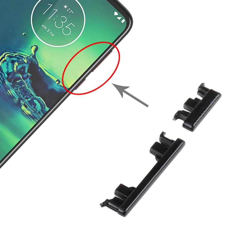 Bouton d'alimentation et bouton de contrôle du volume pour Motorola Moto G8 Plus XT2019 XT2019-2