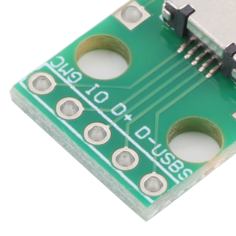 Carte de Test de connecteur femelle Micro USB à 5 broches 2.54MM, 10 pièces