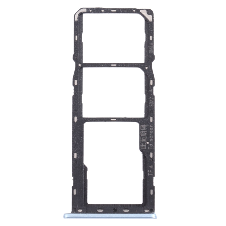 Pour OPPO A15 CPH2185 Plateau de carte SIM + Plateau de carte SIM + Plateau de carte Micro SD