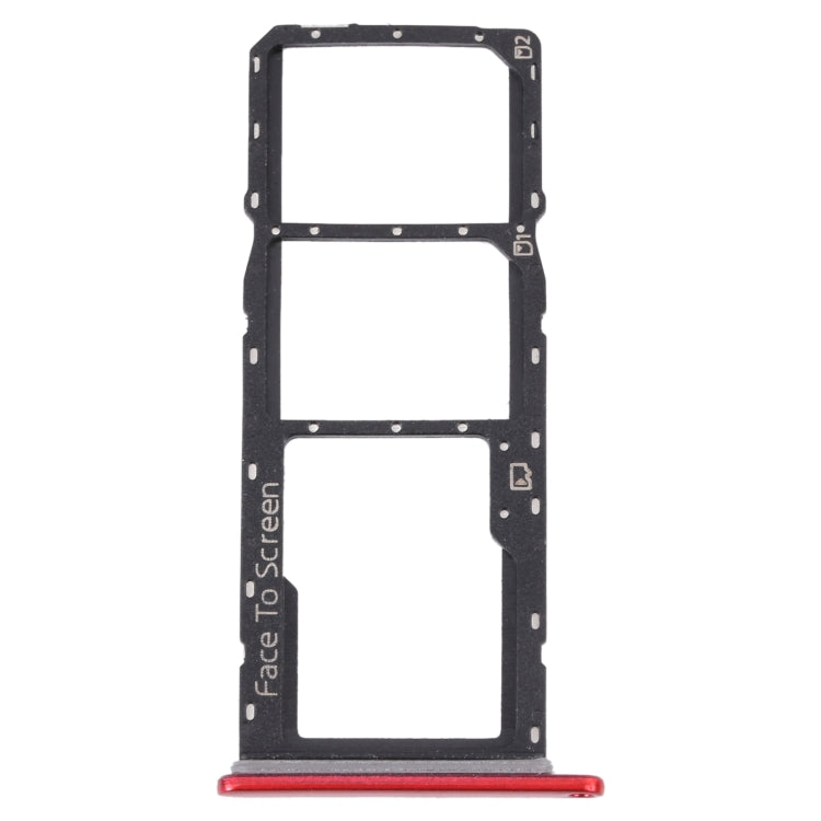 Pour ZTE Blade V40 Vita Plateau de carte SIM + Plateau de carte SIM + Plateau de carte Micro SD