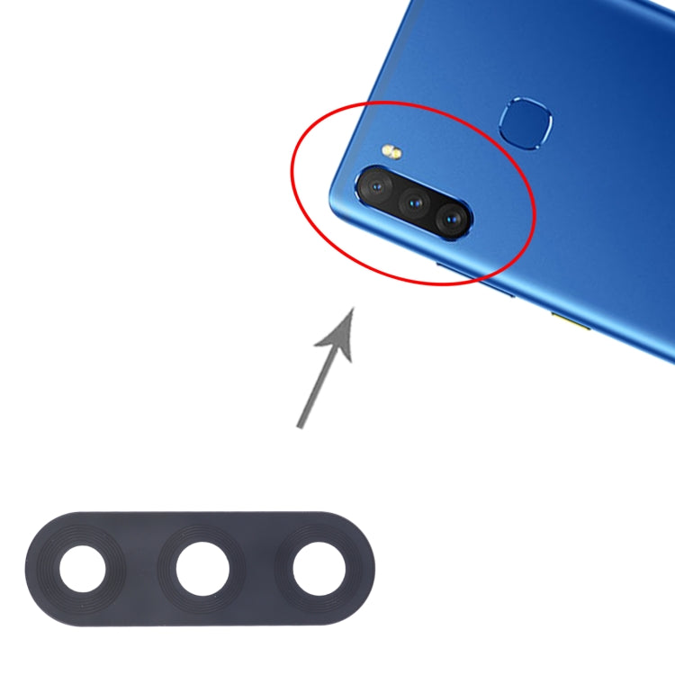 Objectif de caméra arrière pour Infinix S4/Note 6 X610, X626, X626B, X610B, X626B LTE, 10 pièces