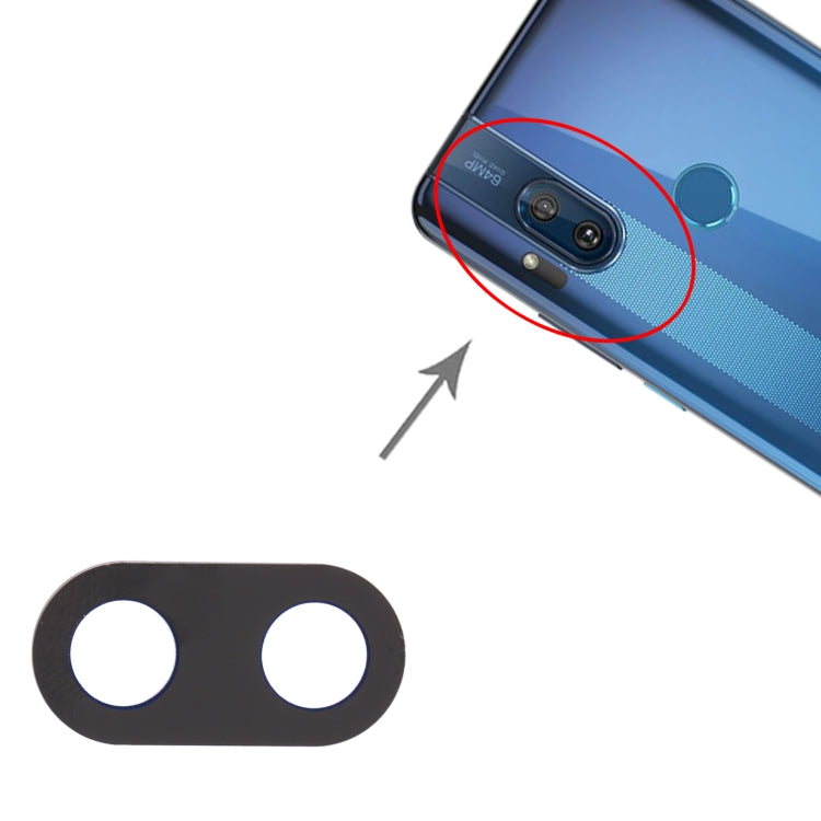 Objectif de caméra arrière 10 PCS pour Motorola One Hyper