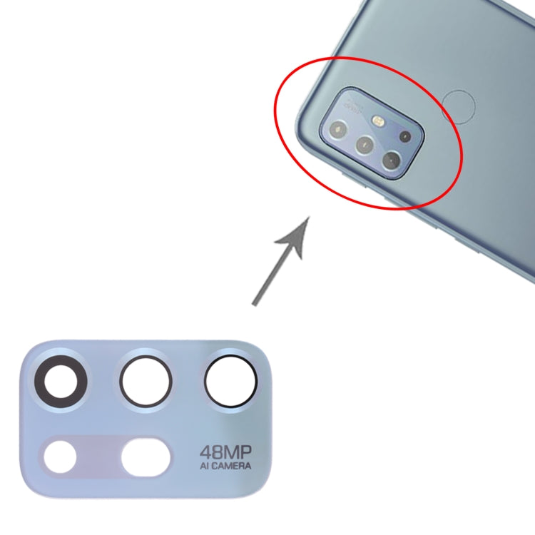 Objectif de caméra arrière 10 pièces pour Motorola Moto G20 XT2128-1 XT2128-2
