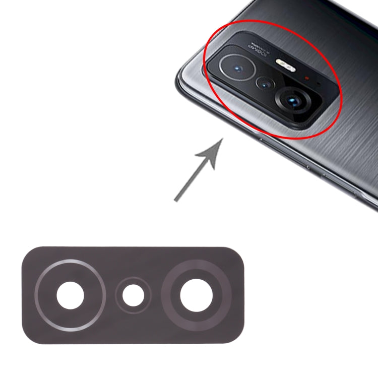 Objectif de caméra arrière 10 pièces pour Xiaomi 11T Pro / 11T 21081111RG 2107113SG