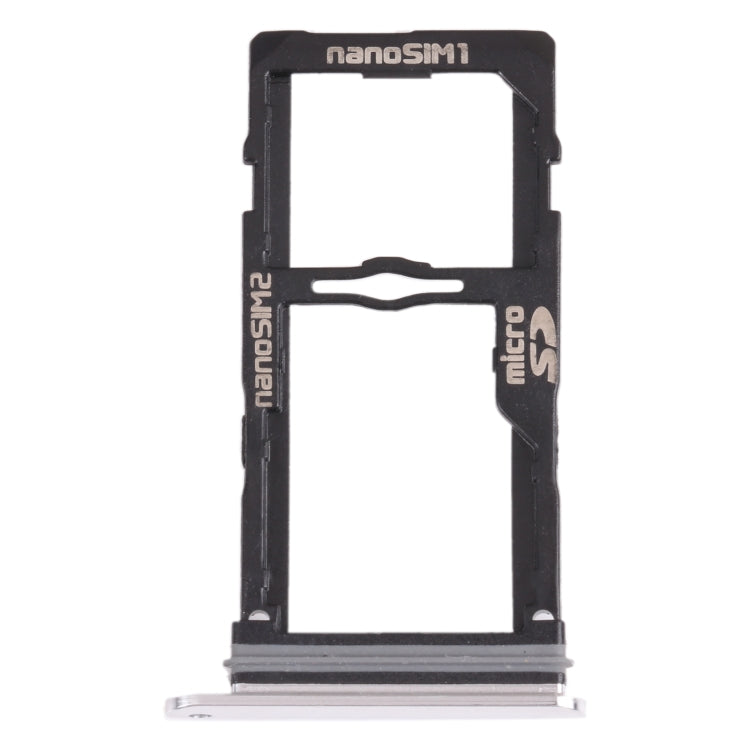 Plateau pour carte Nano SIM + plateau pour carte Nano SIM / plateau pour carte Micro SD pour LG G8S ThinQ LMG810, LM-G810, LMG810EAW