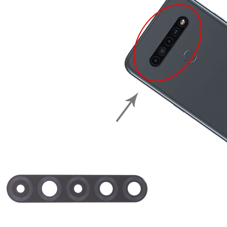 Objectif de caméra arrière 10 PCS pour LG K41S / K51S