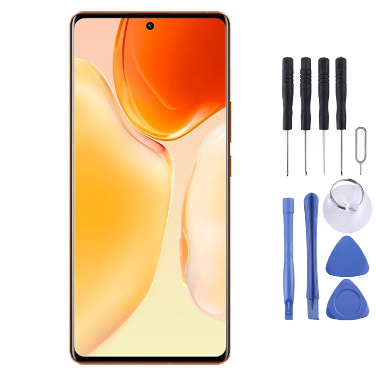 Écran LCD et numériseur en matériau Super AMOLED d'origine, assemblage complet pour Vivo X70 Pro V2134A, V2105