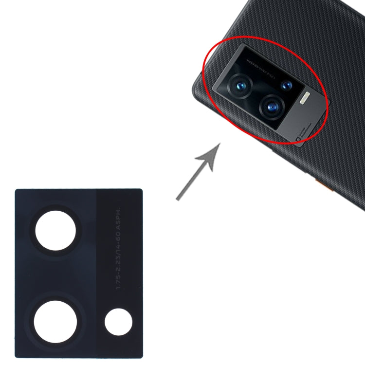 Objectif de caméra arrière pour Vivo iQOO 8 Pro, 10 pièces