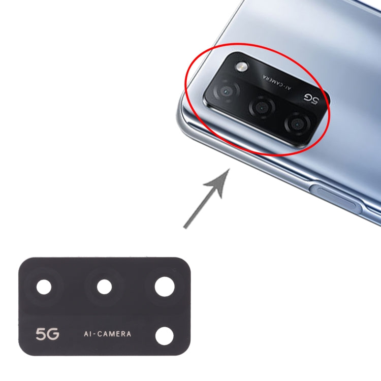 Objectif de caméra arrière pour OPPO A55 5G PEMM00, PEMM20, PEMT00, PEMT20, 10 pièces