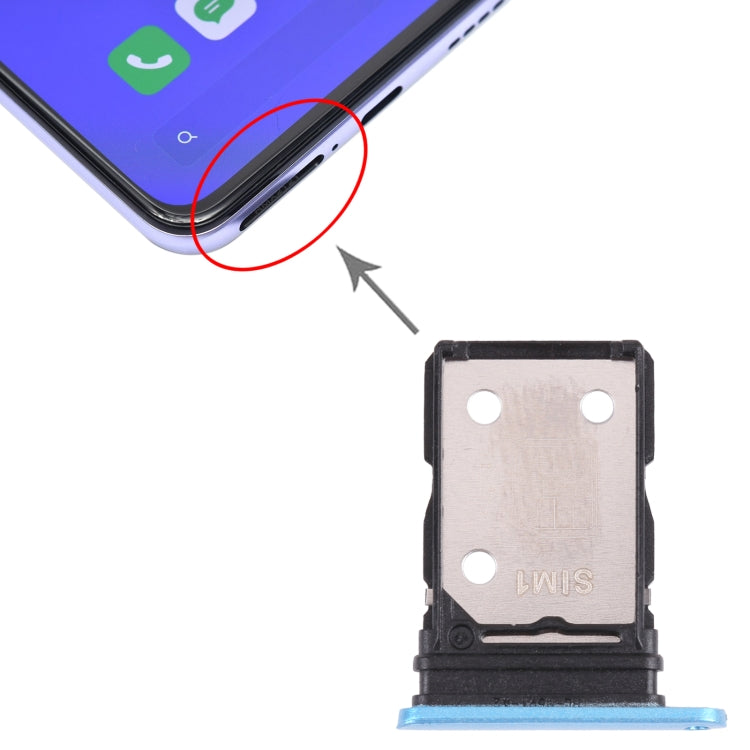 Pour OPPO Realme X7 Pro RMX2121 RMX2111 plateau de carte SIM + plateau de carte SIM, For OPPO Realme X7 Pro