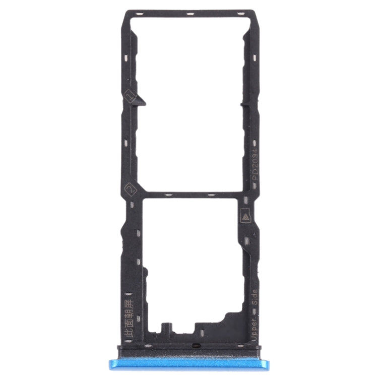 Pour vivo Y30 Standard / Y12s Plateau de carte SIM + Plateau de carte SIM + Plateau de carte Micro SD
