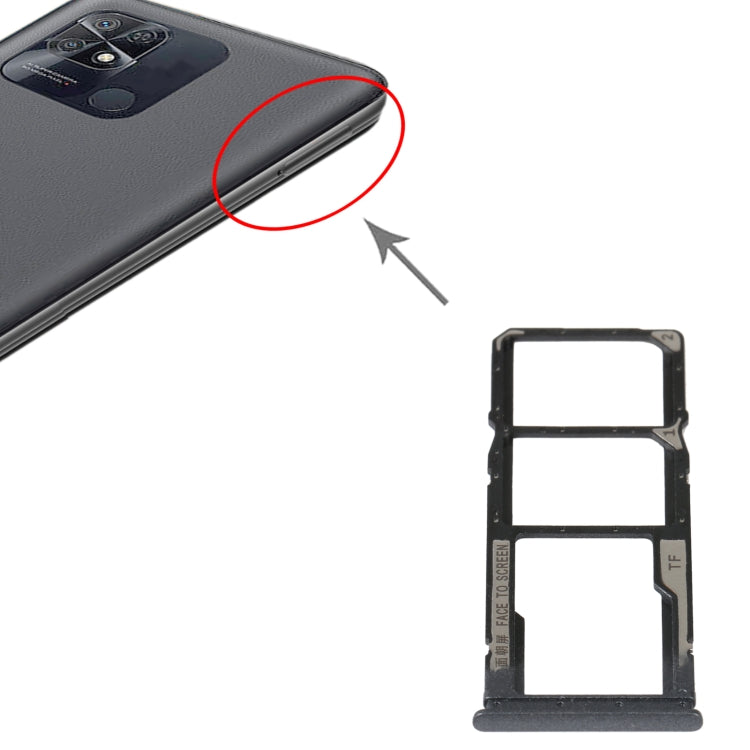 Plateau de carte SIM + plateau de carte SIM + plateau de carte Micro SD pour Xiaomi Redmi 10 Power
