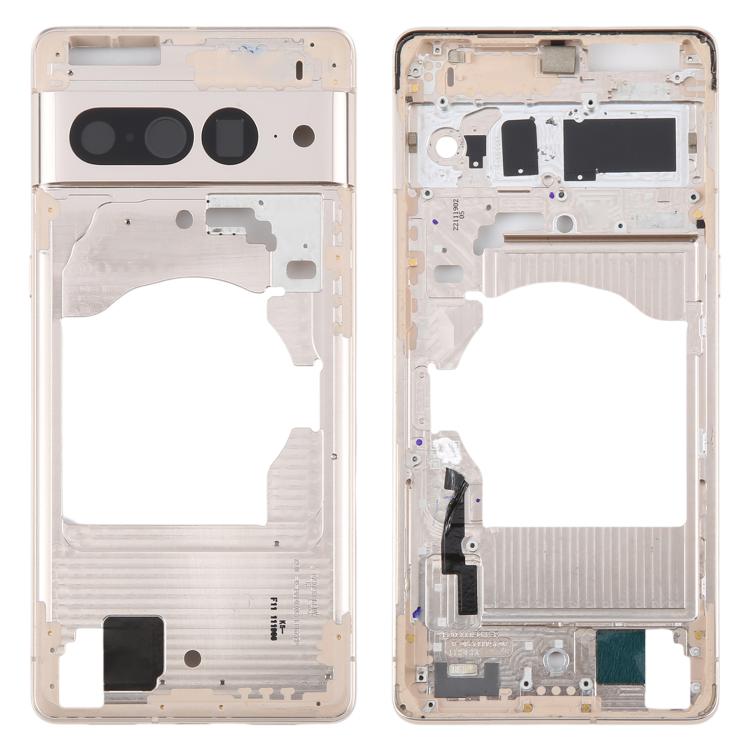 Pour Google Pixel 7, boîtier avant, cadre LCD, plaque de lunette