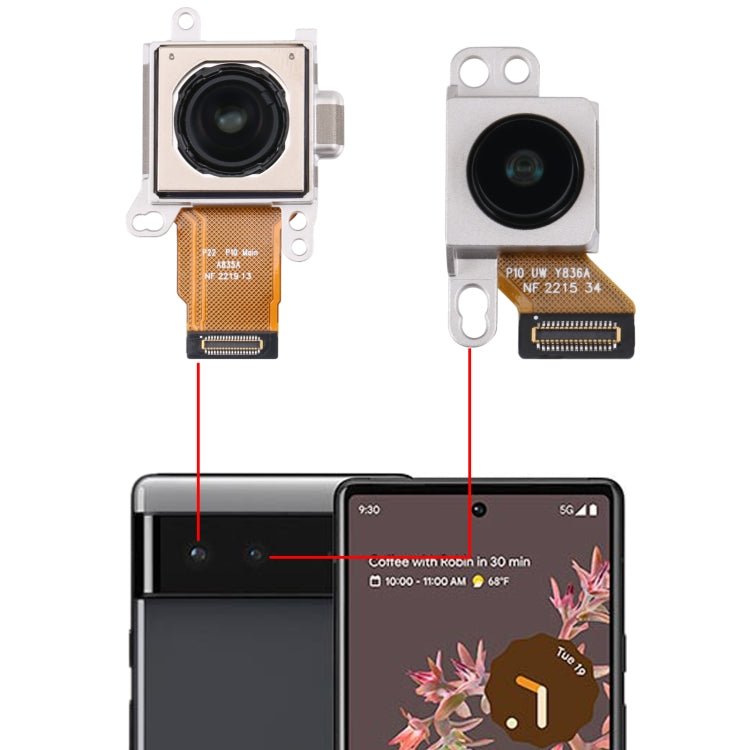 Pour caméra arrière d'origine Google Pixel 7