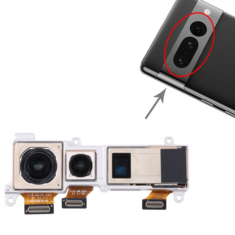 Pour Google Pixel 7 Pro GP4BC GE2AE Caméra arrière
