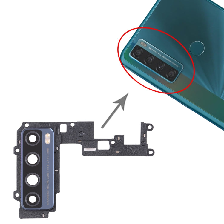 Pour couvercle d'objectif de caméra TCL 20 SE, For TCL 20 SE, For TCL 20 SE(Green)