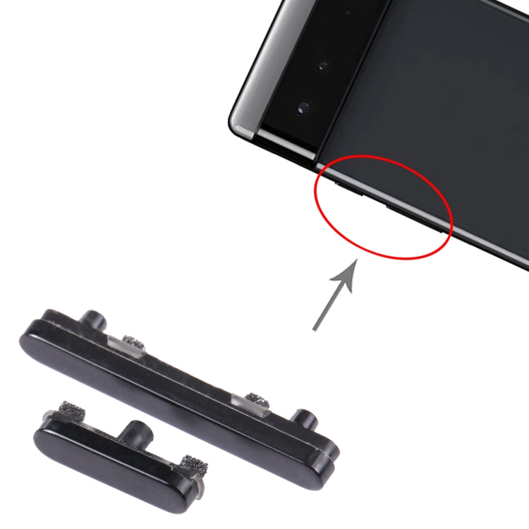 Pour Google Pixel 6 bouton d'alimentation d'origine + bouton de contrôle du bouton de volume