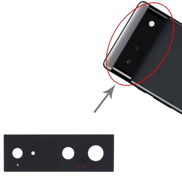 Pour objectif de caméra arrière Google Pixel 6 OEM