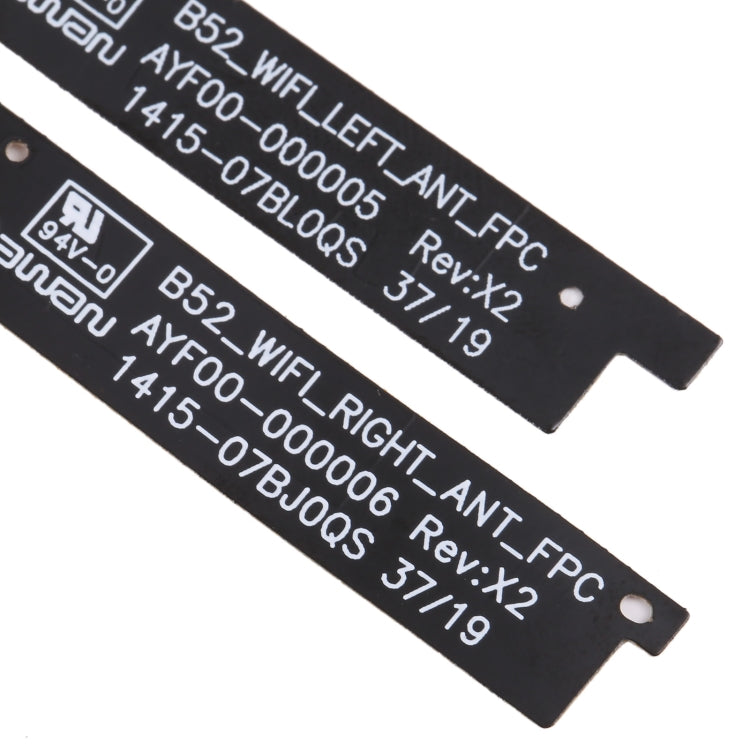 Pour Microsoft Surface Pro 7 1 paire de câble flexible d'antenne de signal WIFI cadre en plastique