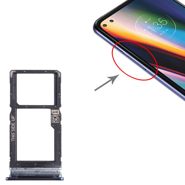 Pour Motorola Moto G 5G Plus Plateau de carte SIM + Plateau de carte Micro SD