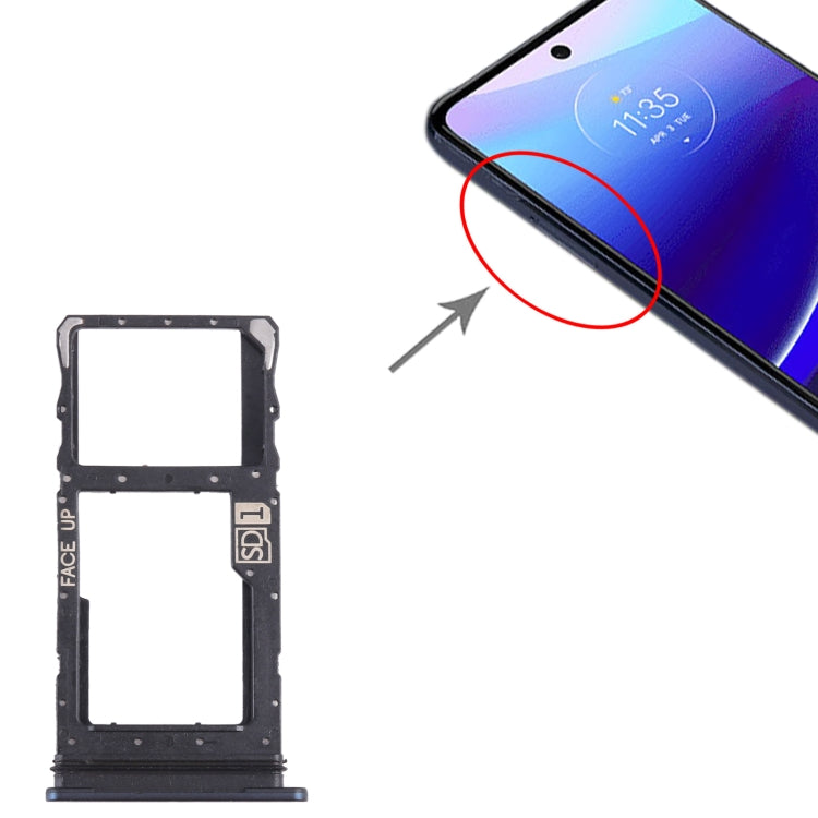 Pour Motorola Moto G Stylus 5G 2022 Plateau de carte SIM + Plateau de carte Micro SD