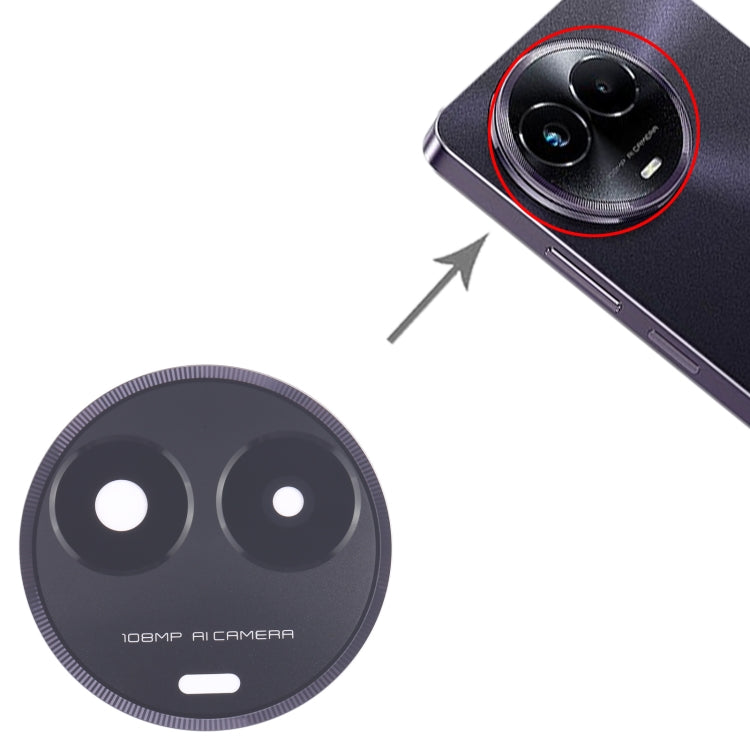 Objectif de caméra arrière 10 PCS pour Realme 11 5G Global, For Realme 11 5G Global