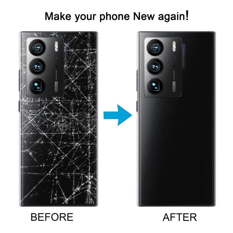 Couvercle arrière de batterie d'origine pour ZTE Axon 40 Ultra A2023P, avec couvercle d'objectif d'appareil photo