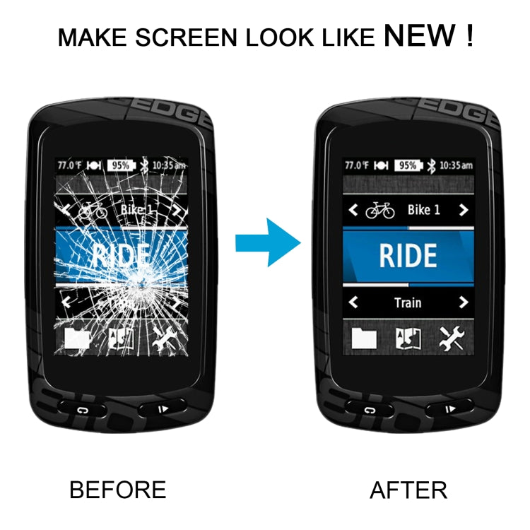 Pour écran LCD d'origine Garmin Edge 800 avec assemblage complet de numériseur