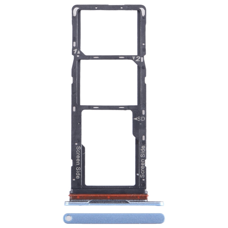 Pour Tecno Pop 7 BF6 plateau de carte SIM + plateau de carte SIM + plateau de carte Micro SD