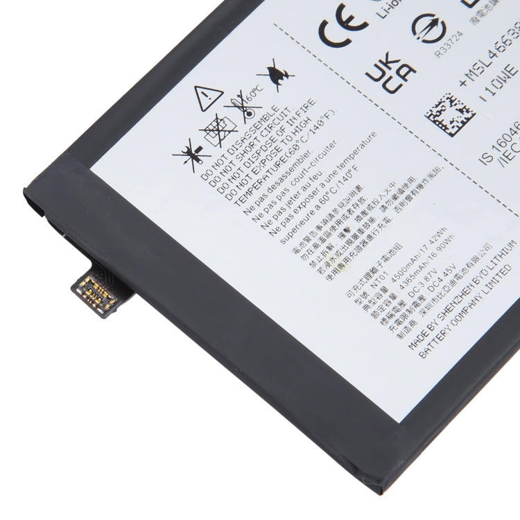 Batterie de remplacement 4500mAh NT01 pour téléphone Nothing 1