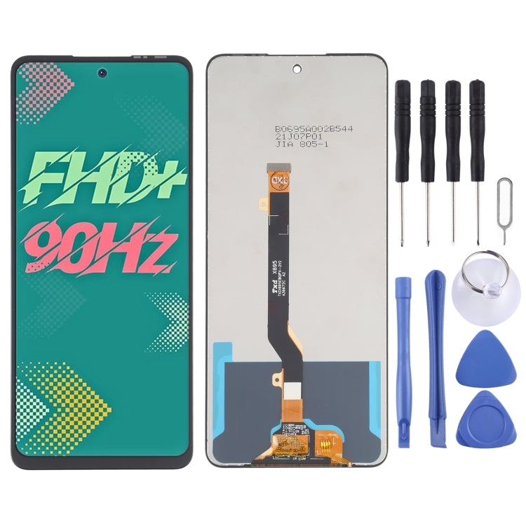 Écran LCD OEM pour Tecno Camon 19 Neo avec assemblage complet du numériseur