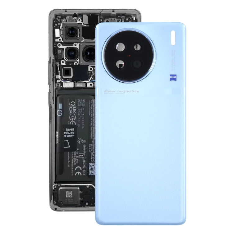 Pour vivo X90 Cache arrière de la batterie avec cache de l'objectif de l'appareil photo