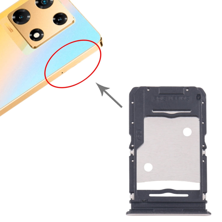 Pour Infinix Note 30 Pro X678B 5pcs Plateau de carte SIM + Plateau de carte SIM + Plateau de carte Micro SD
